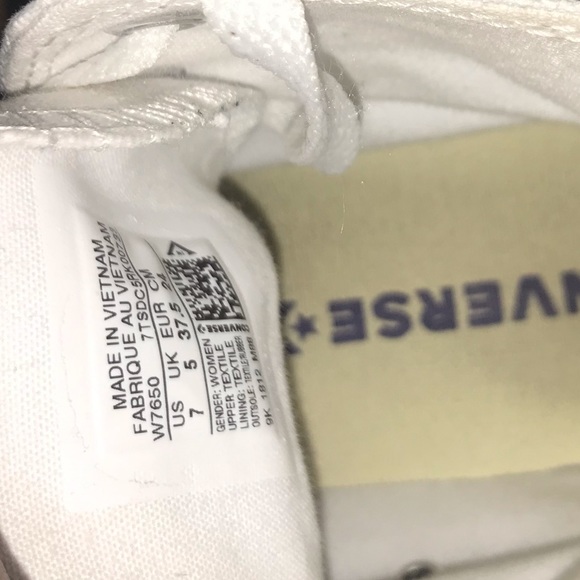 white high top converse - Picture 5 of 5
